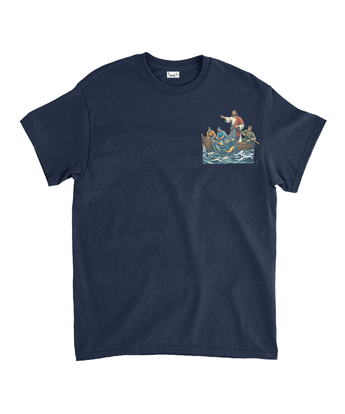 We're Going Fishing Double Sided Unisex Cotton Christian T-Shirt
