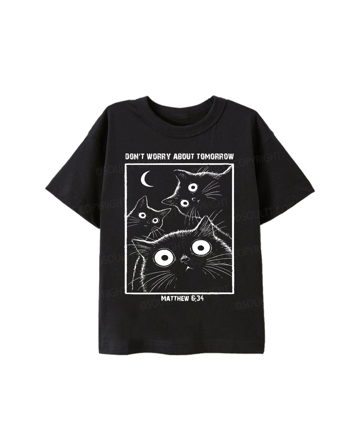Kids Don't Worry About Tomorrow Cotton Christian T-shirt