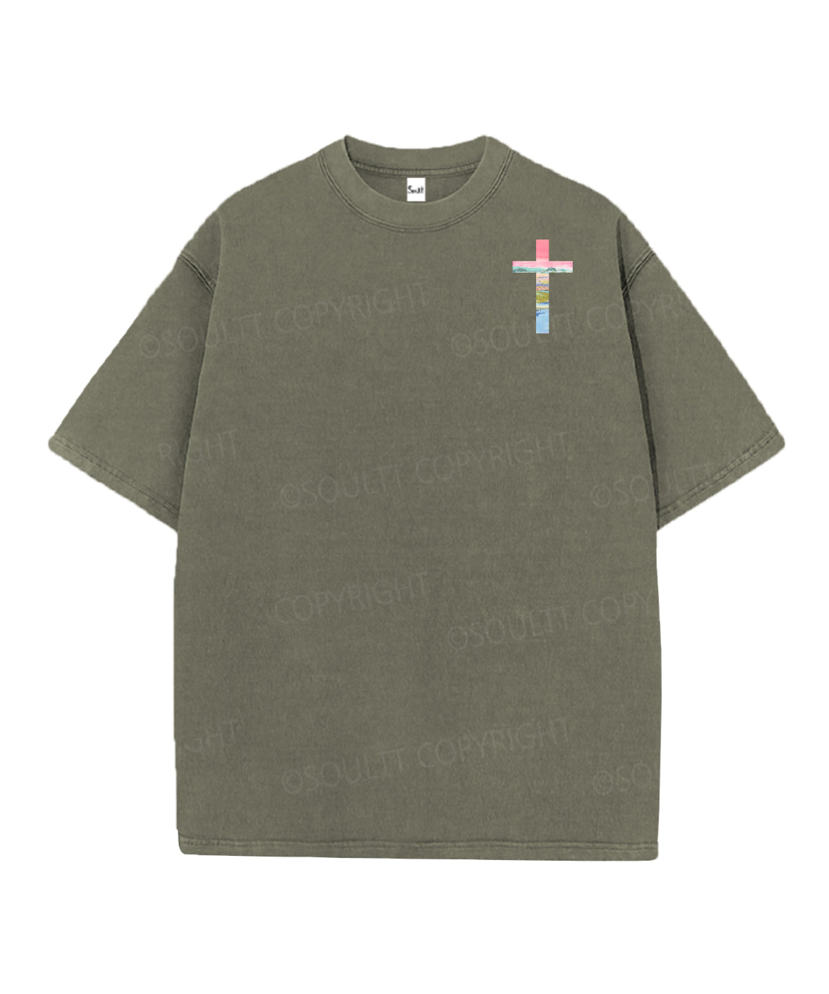 His Mercies Are New Every Morning Double Sided Unisex Christian Washed T-Shirt & Shorts