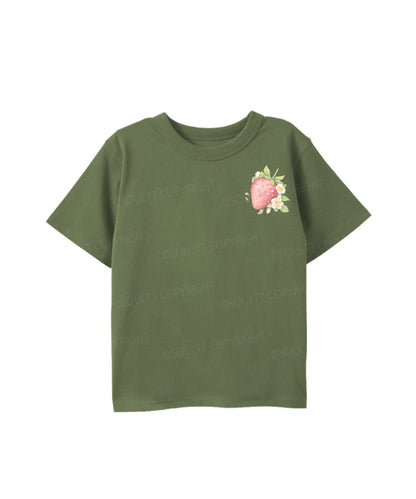 Kids The Lord Is Good Double Sided Cotton Christian T-shirt
