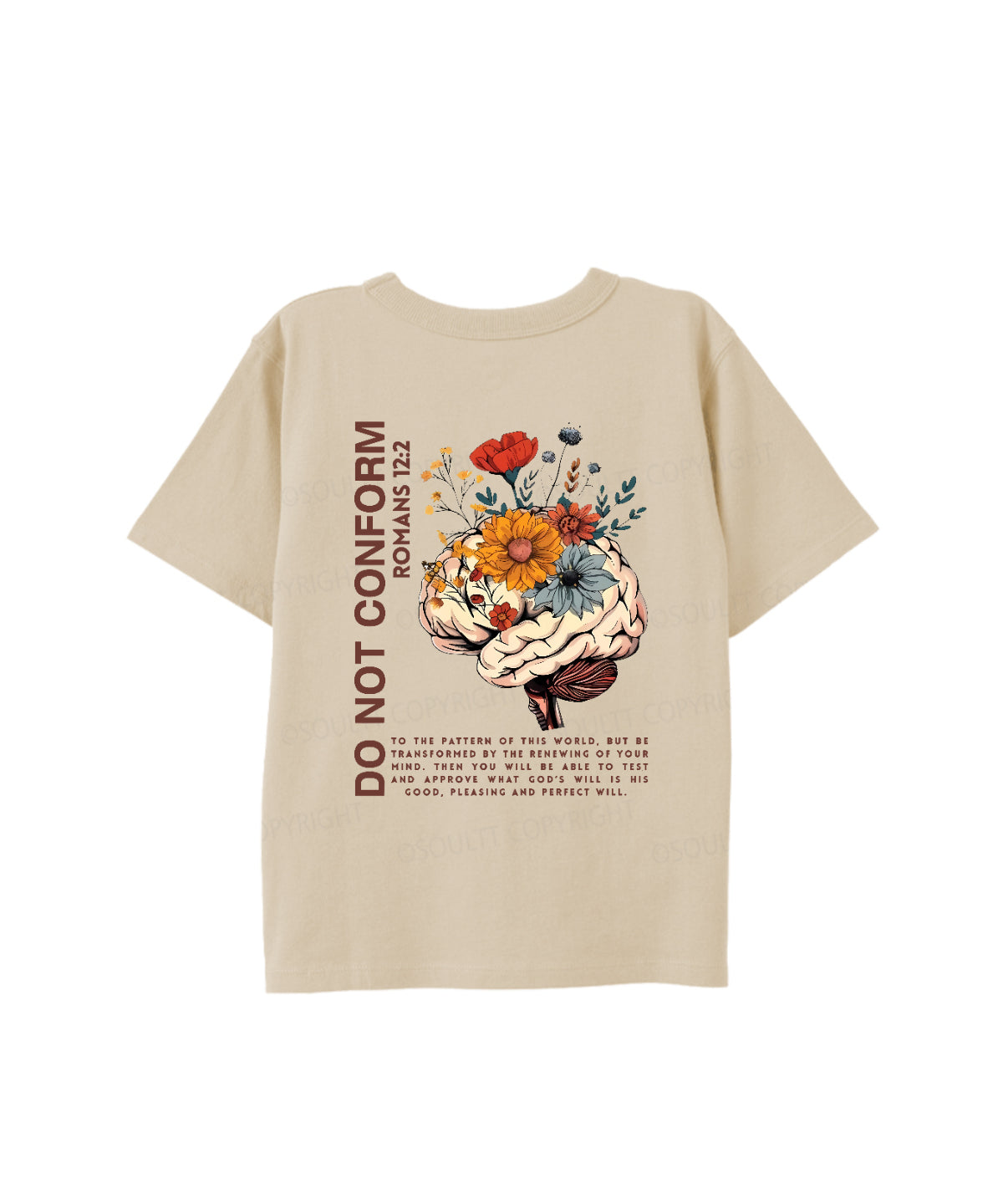 Kids Do Not Conform Double Sided Cotton Christian T-shirt