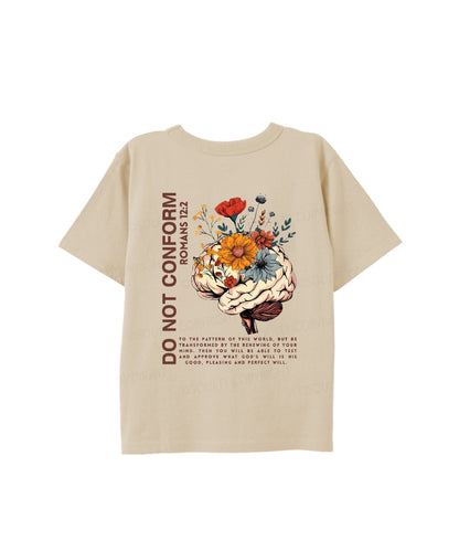 Kids Do Not Conform Double Sided Cotton Christian T-shirt