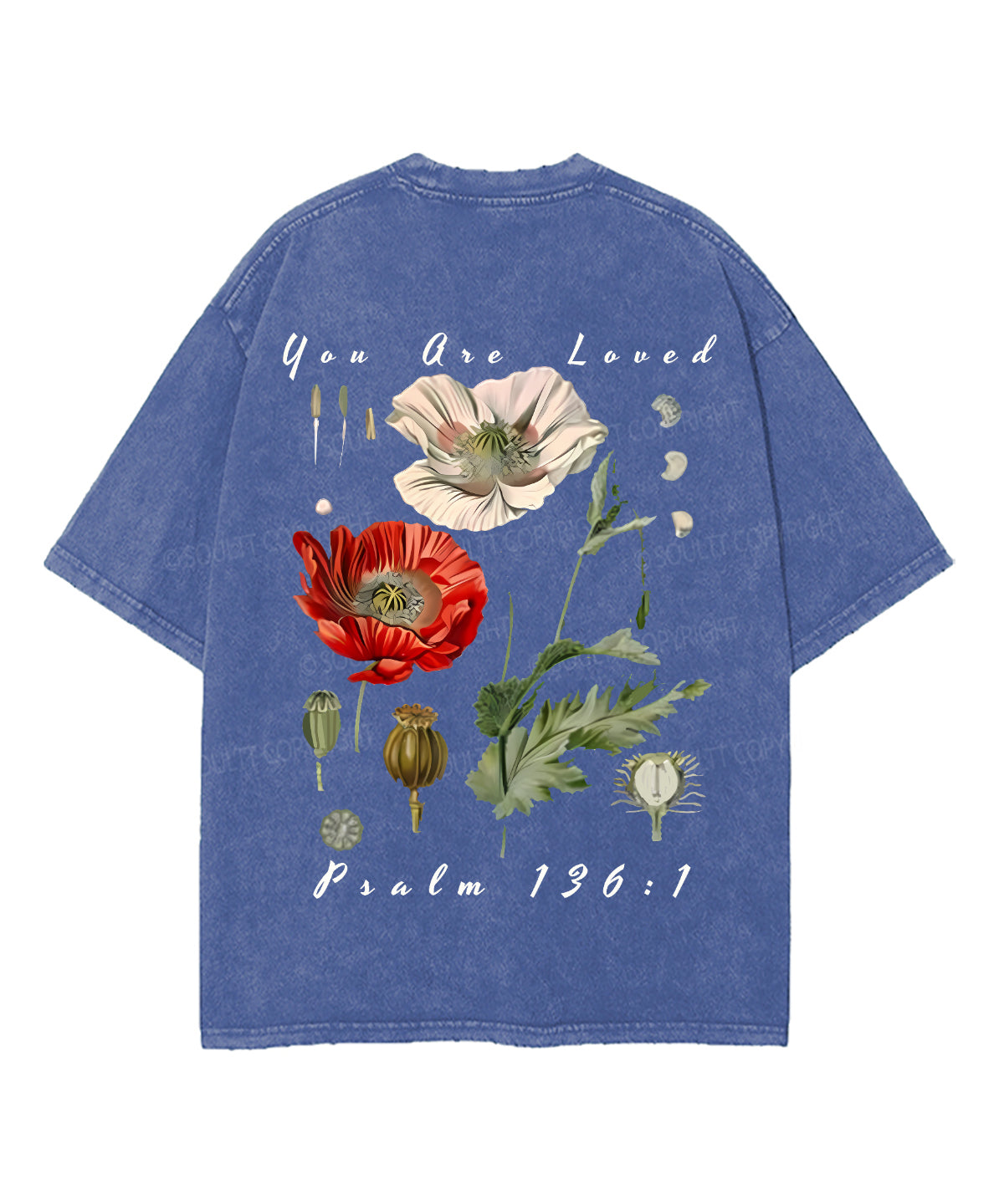 You Are Loved Double Sided Unisex Washed Christian T-shirt
