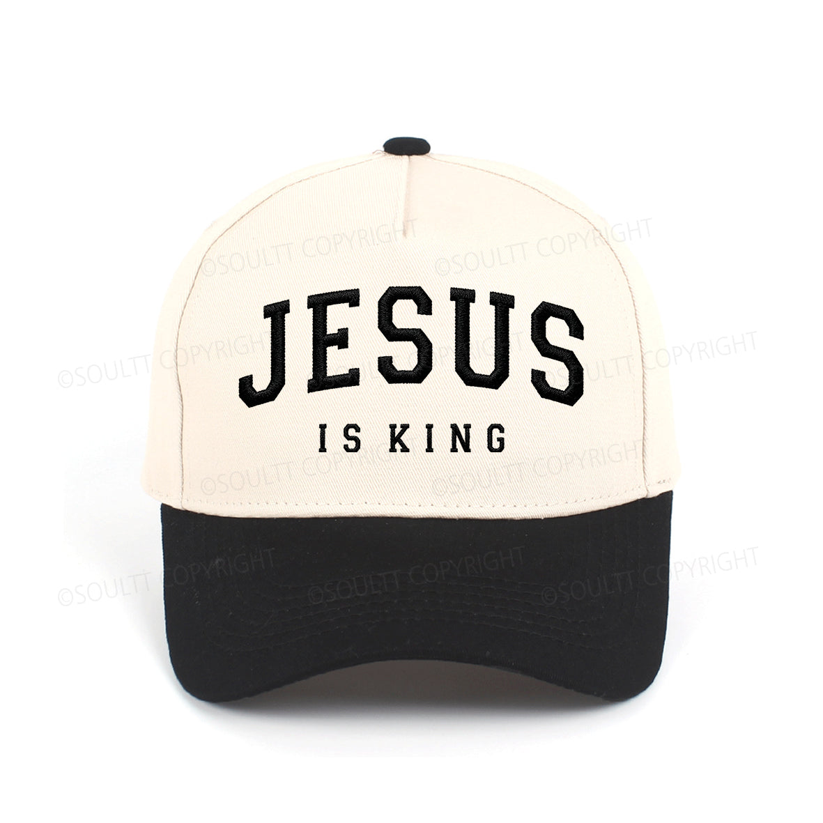 Jesus Is King Embroidered Christian Trucker Hat