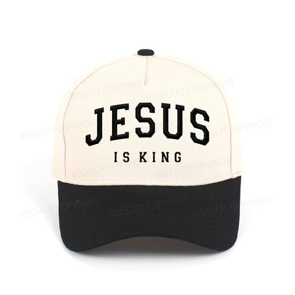 Jesus Is King Embroidered Christian Trucker Hat