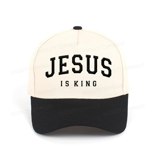 Jesus Is King Embroidered Christian Trucker Hat