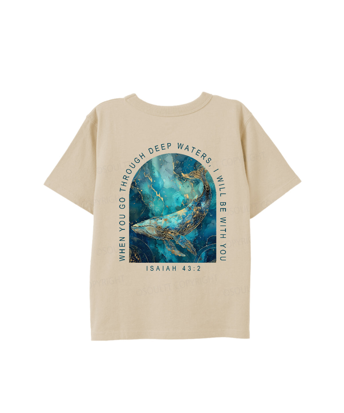 Kids I Will Be With You Double Sided Cotton Christian T-shirt