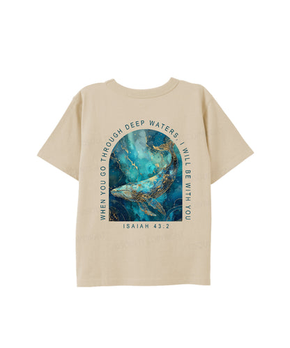 Kids I Will Be With You Double Sided Cotton Christian T-shirt