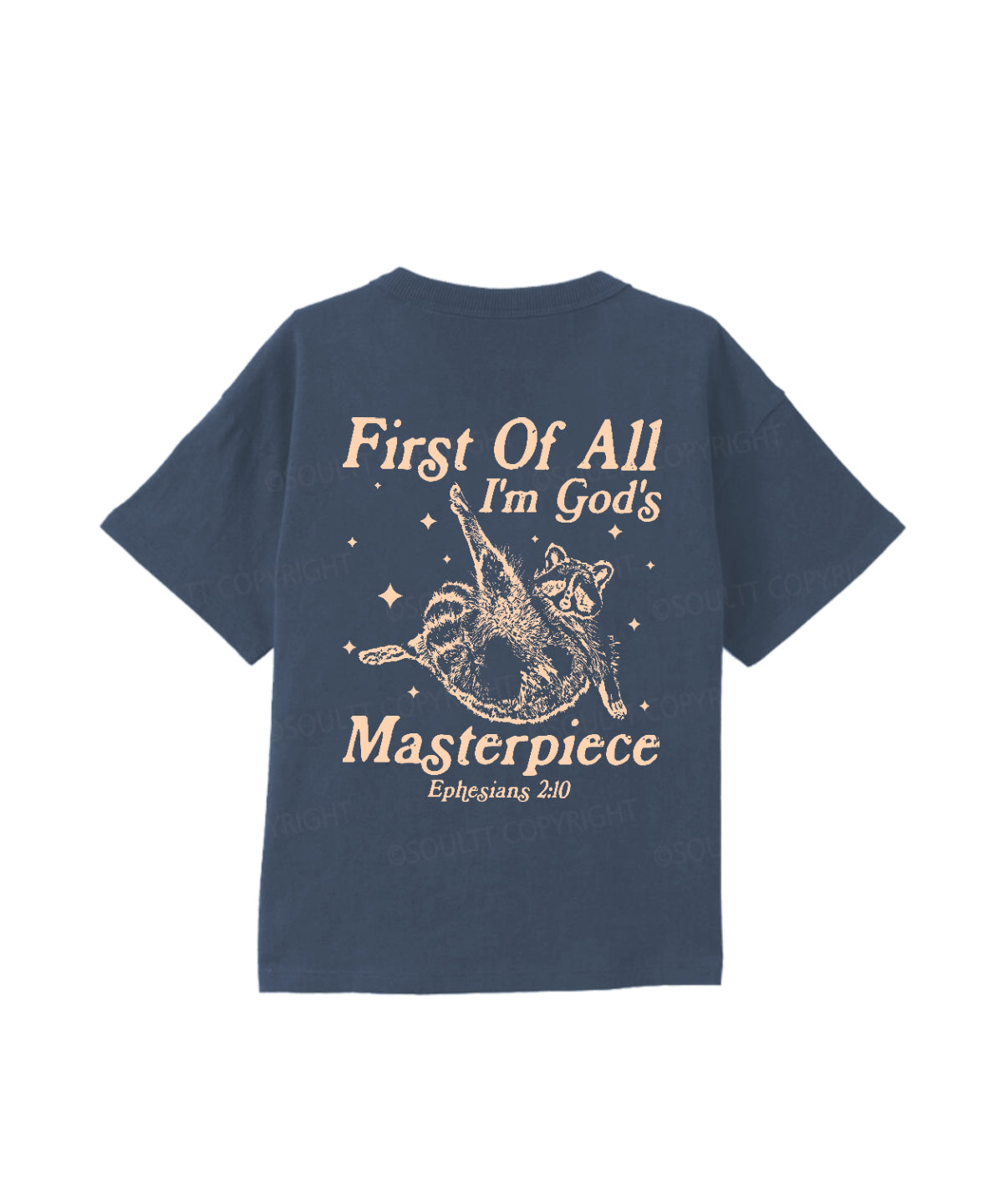 Kids First Of All I'm God's Double Sided Cotton Christian T-shirt