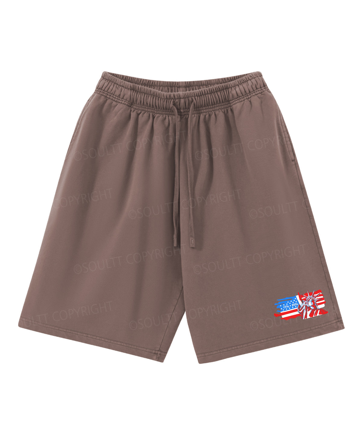 250 Years America Anniversary Double Sided Unisex Christian Washed T-Shirt & Shorts