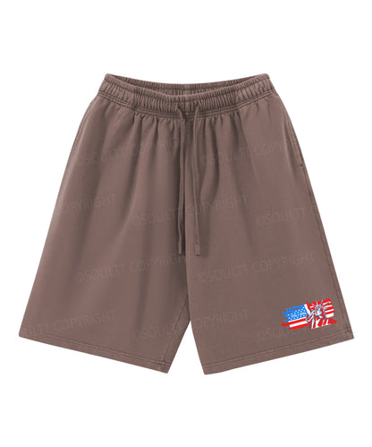 250 Years America Anniversary Double Sided Unisex Christian Washed T-Shirt & Shorts