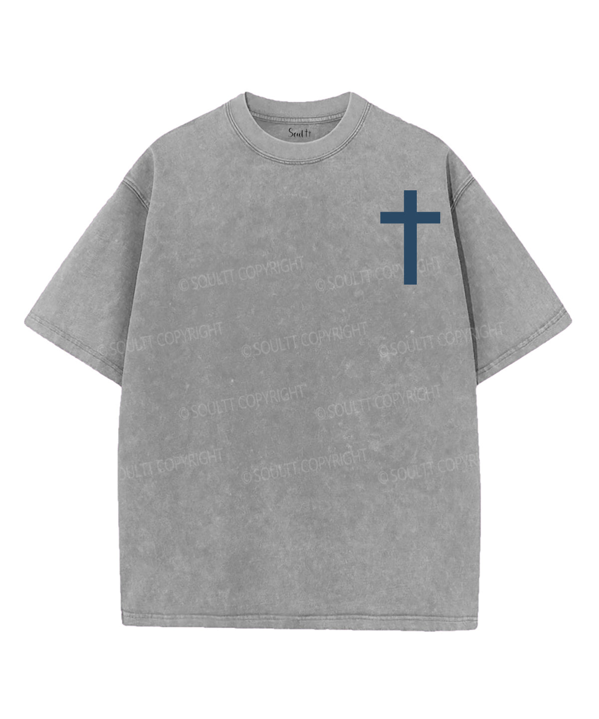 His Mercies Are New Every Morning Double Sided Unisex Washed Christian T-shirt