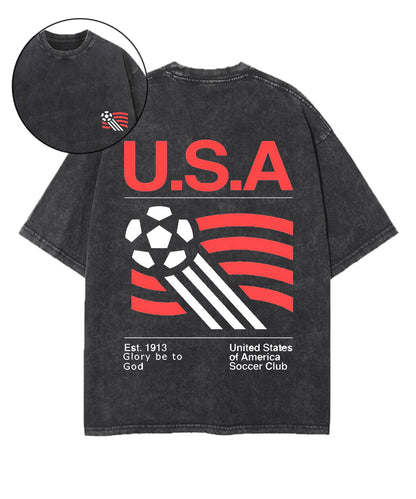 World Cup Double Sided Unisex Washed Christian T-shirt