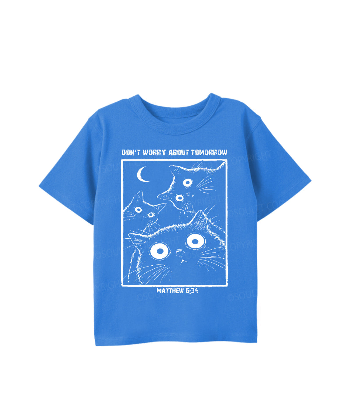 Kids Don't Worry About Tomorrow Cotton Christian T-shirt