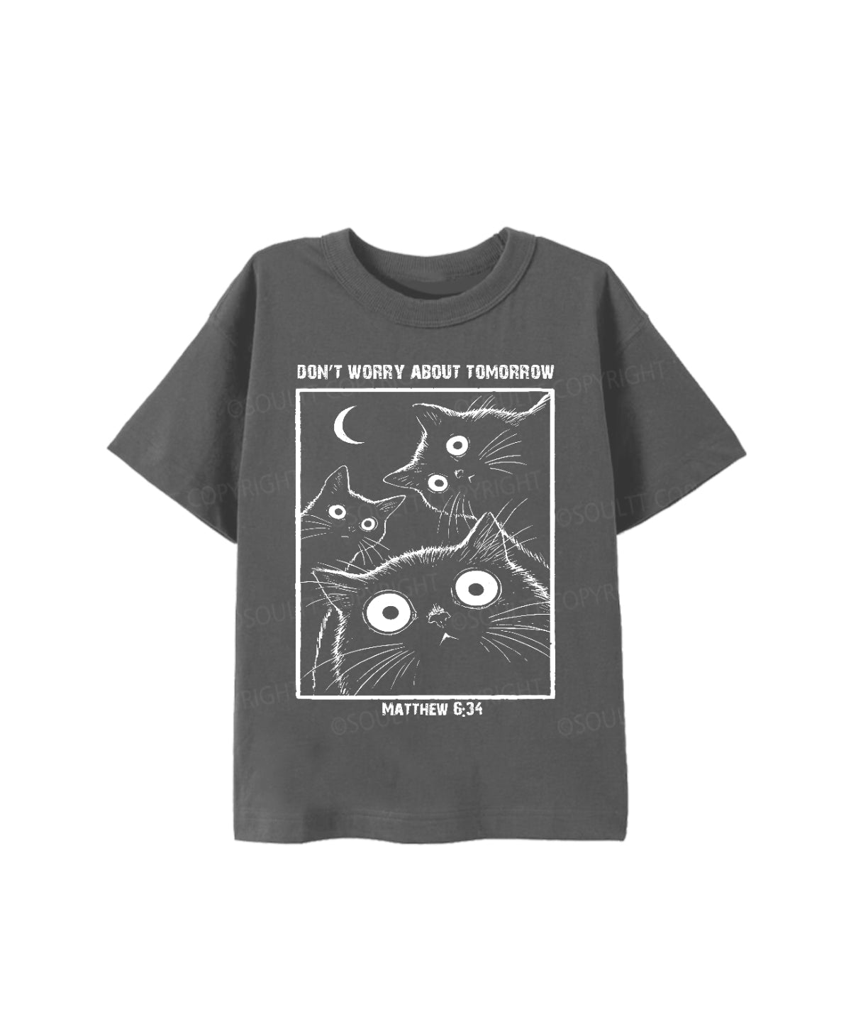 Kids Don't Worry About Tomorrow Cotton Christian T-shirt