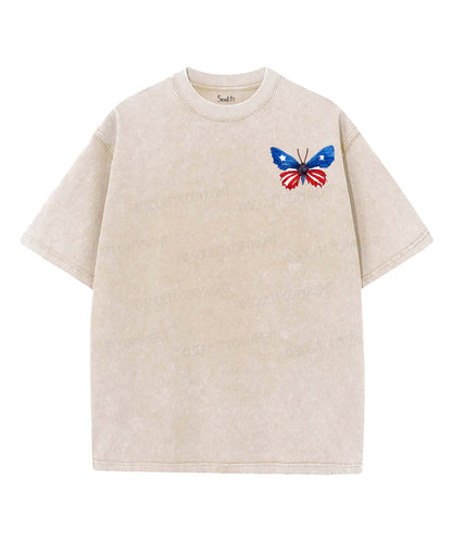 Christ Has Set Us Free Double Sided Unisex Washed Christian T-shirt