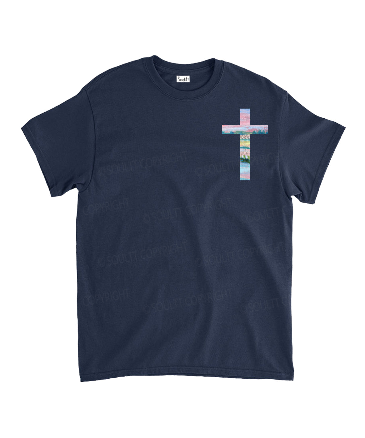 He Heals The Brokenhearted Double Sided Unisex Cotton Christian T-Shirt
