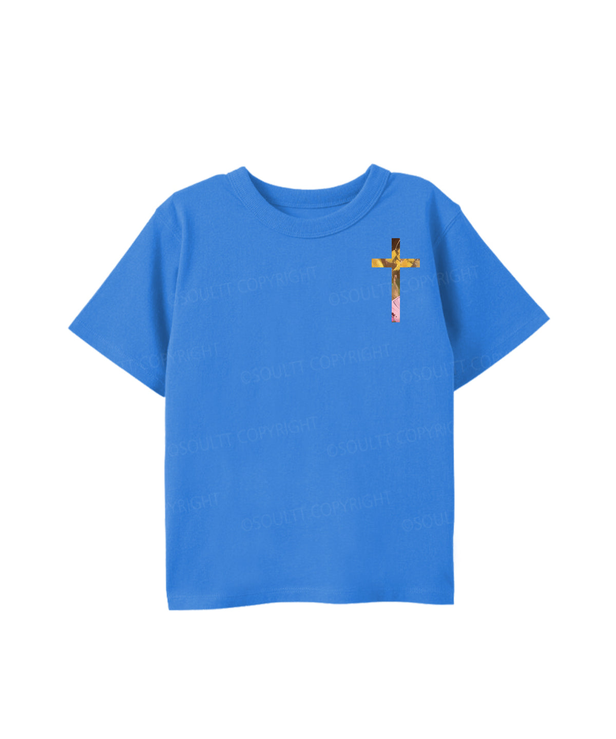 Kids The Lord Is My Shepherd Double Sided Cotton Christian T-shirt
