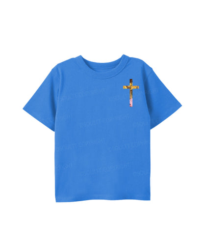 Kids The Lord Is My Shepherd Double Sided Cotton Christian T-shirt