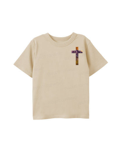 Kids Riding With Purpose Double Sided Cotton Christian T-shirt