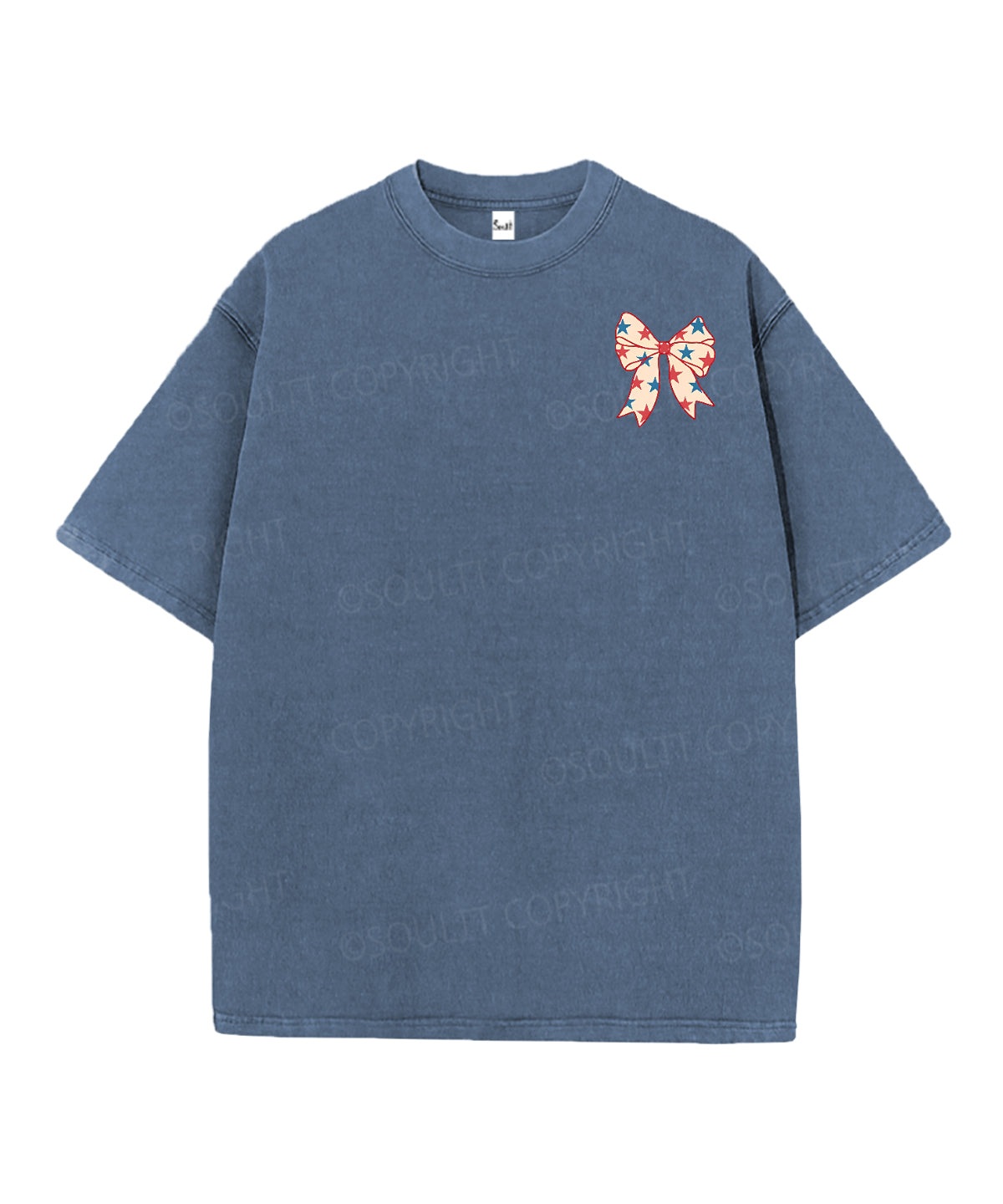 America Double Sided Unisex Christian Washed T-Shirt & Shorts