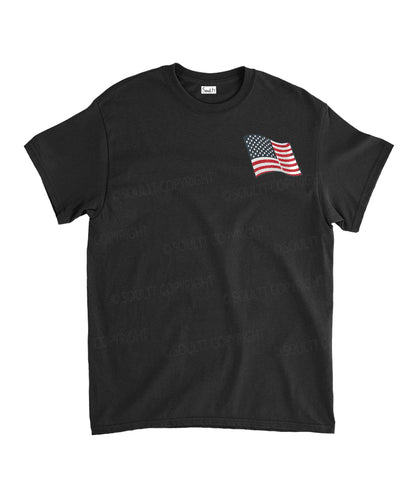 She Loves Jesus And America Too Double Sided Unisex Washed Christian T-shirt