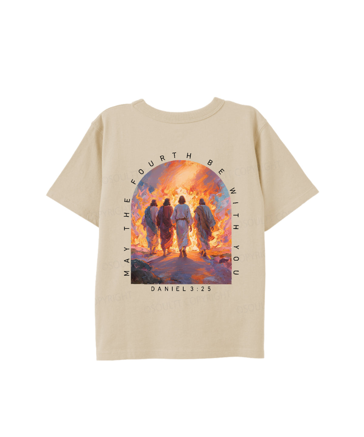 Kids May the Fourth Be With You Double Sided Cotton Christian T-shirt