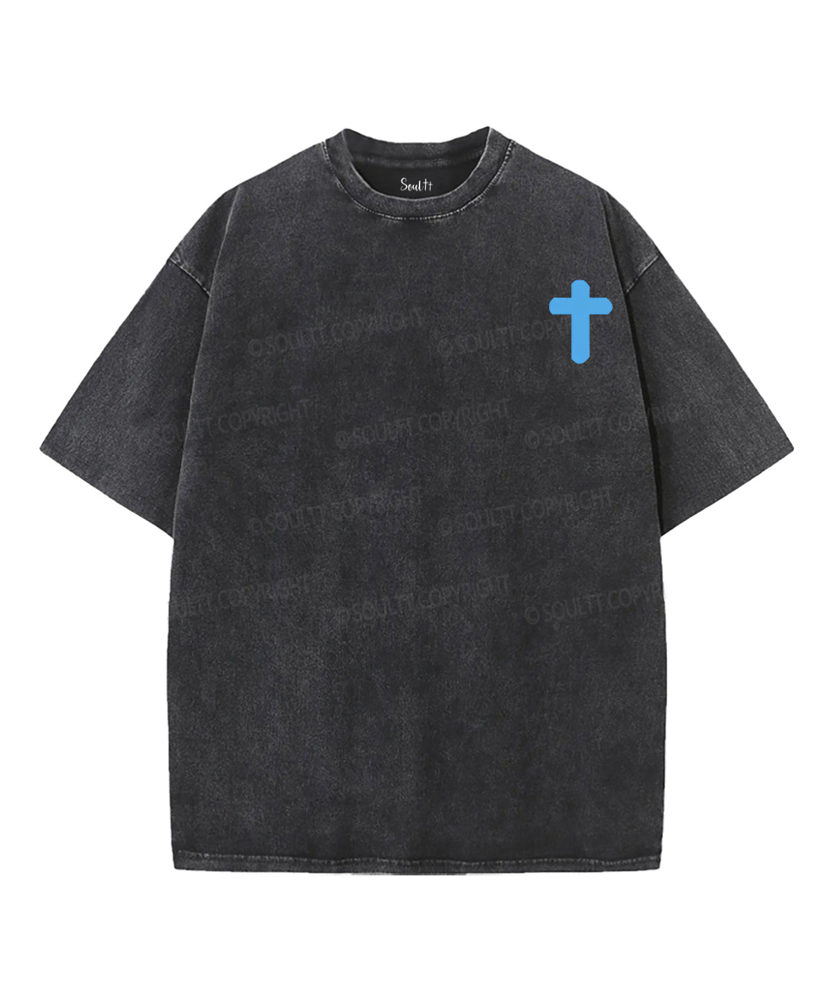 Freedom & Faith Double Sided Unisex Washed Christian T-shirt