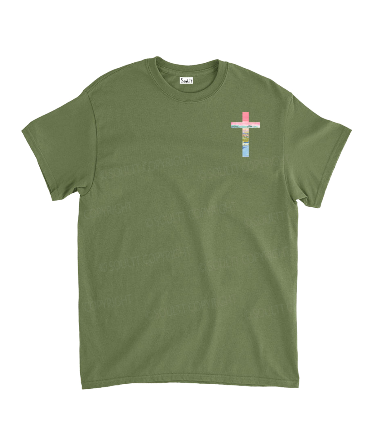 His Mercies Are New Every Morning Double Sided Unisex Cotton Christian T-Shirt