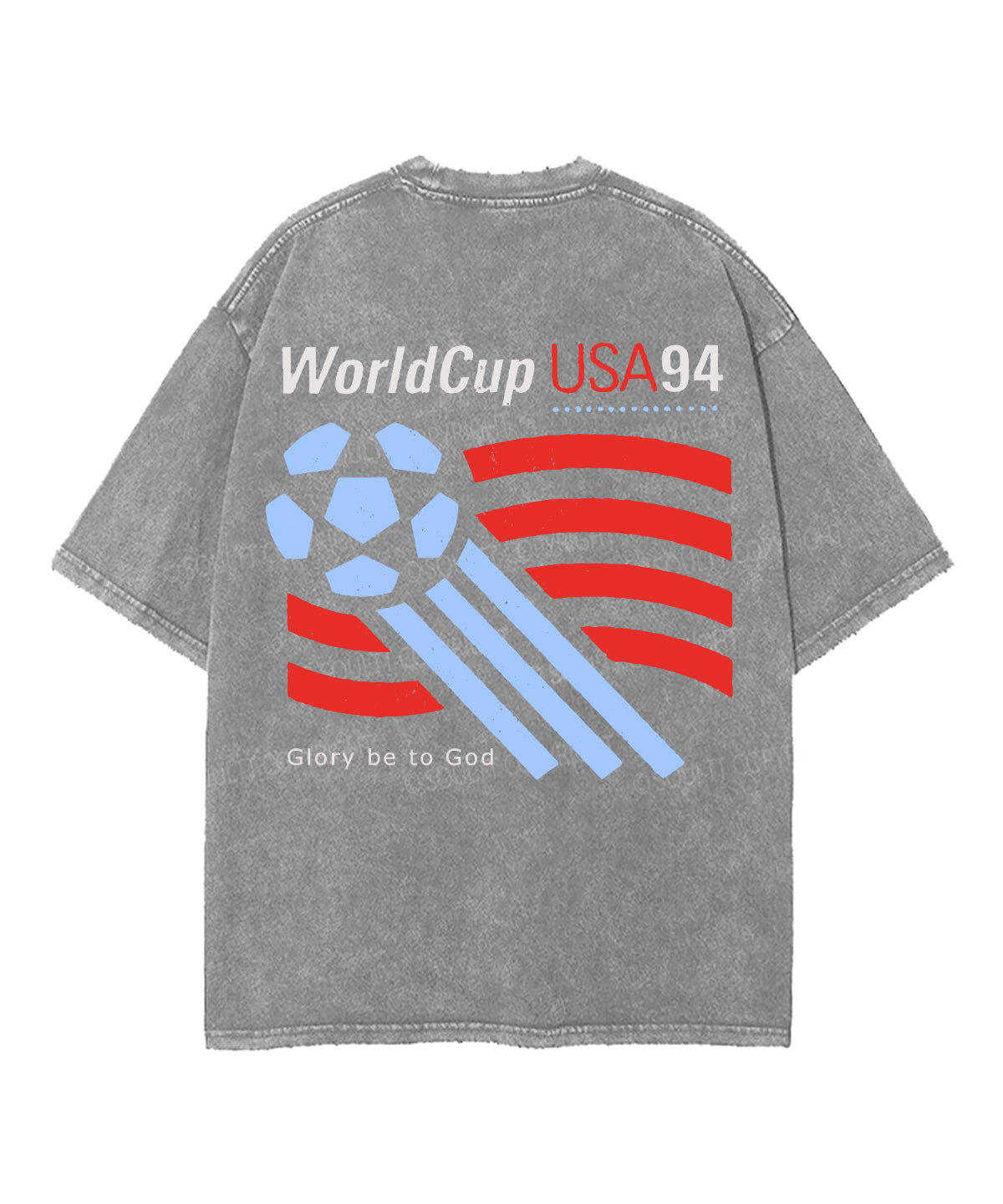 World Cup Double Sided Unisex Washed Christian T-shirt