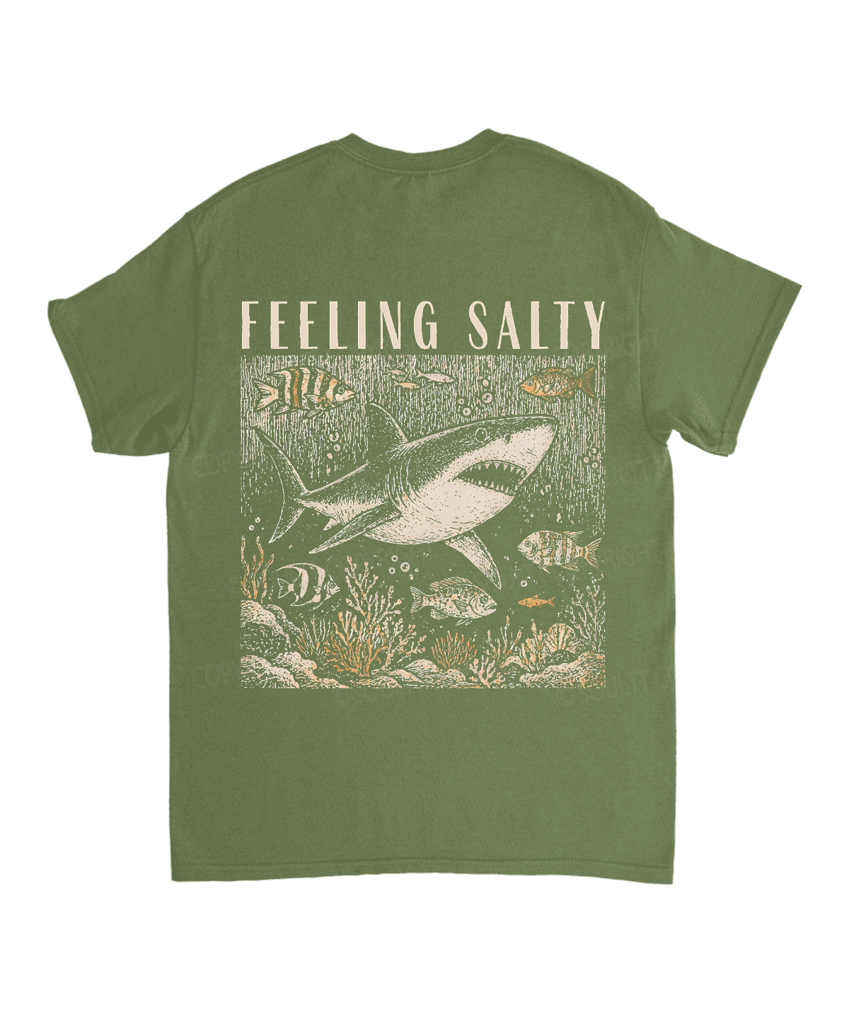 Feeling Salty Double Sided Unisex Cotton Christian T-Shirt