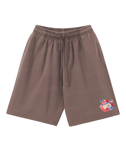 250 Years America Anniversary Double Sided Unisex Christian Washed T-Shirt & Shorts