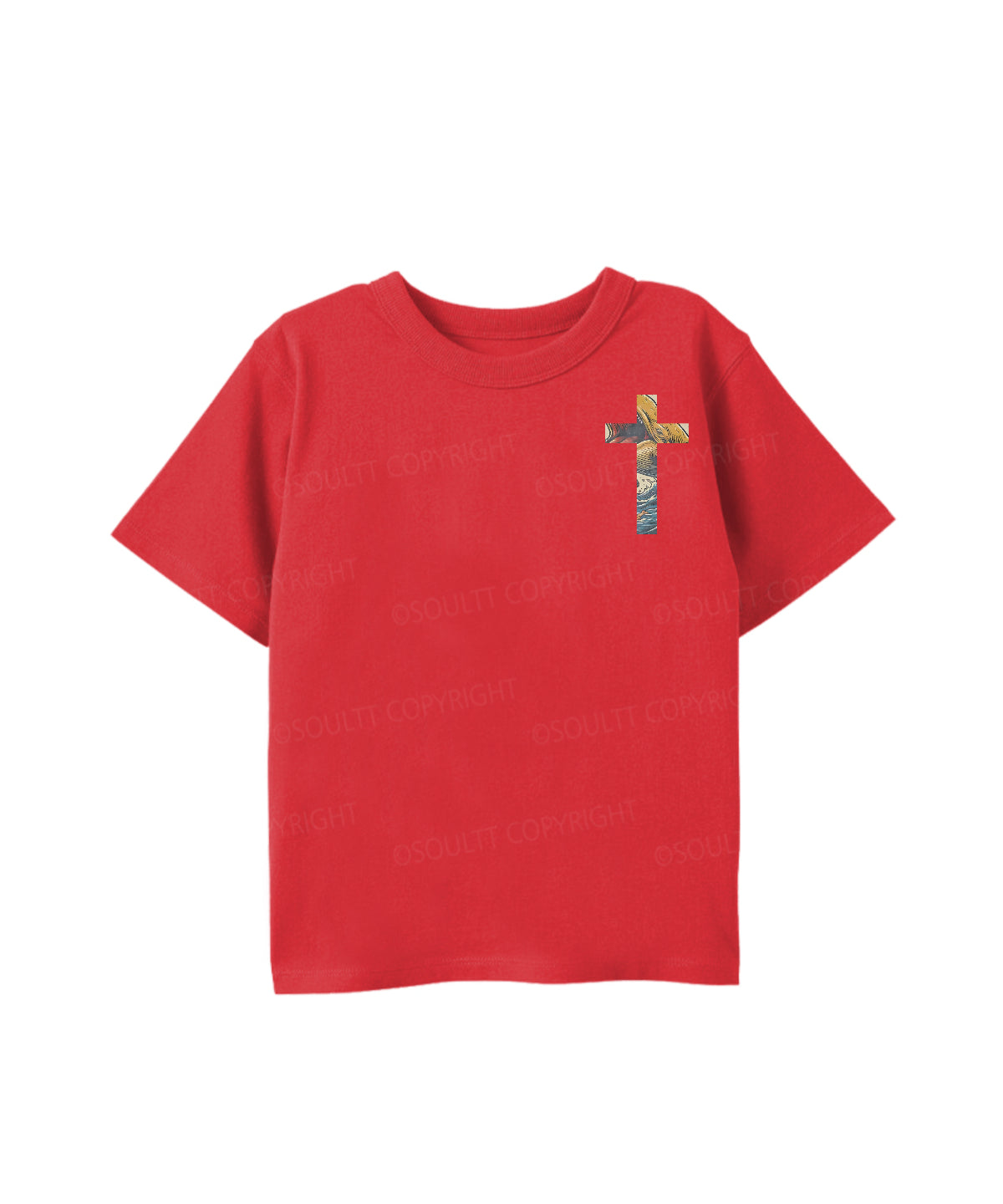 Kids We're Doing God's Will Double Sided Cotton Christian T-shirt