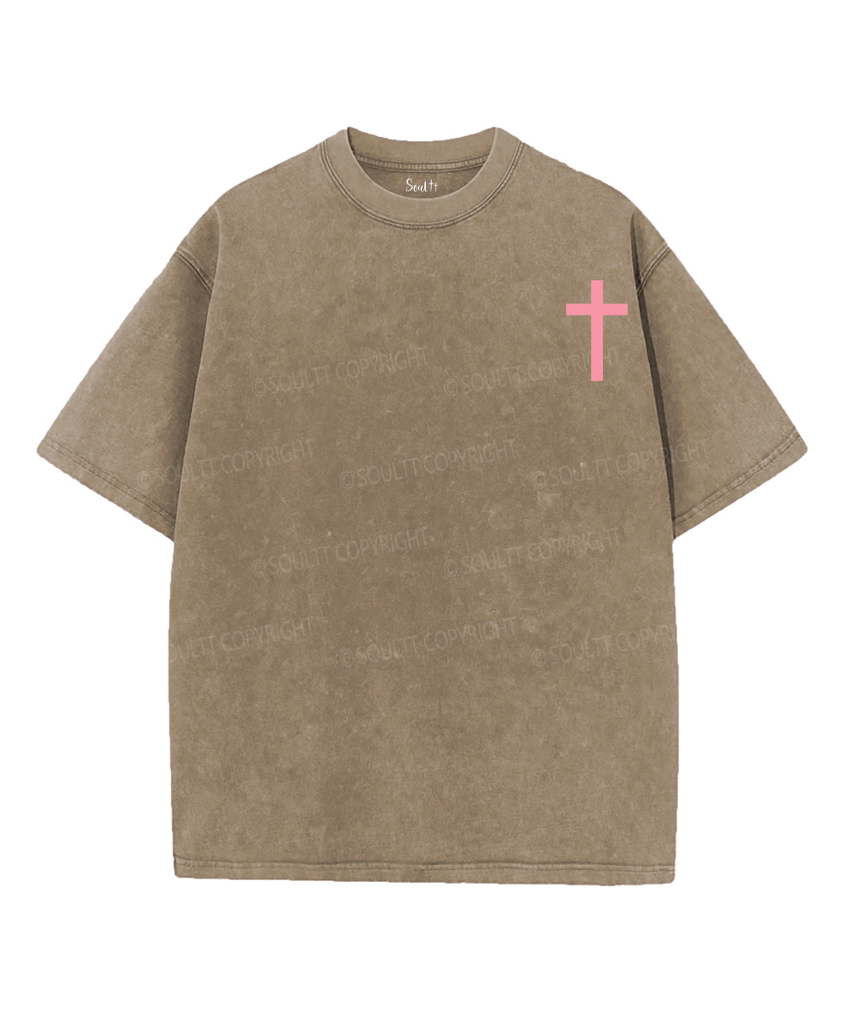 Love Jesus And America Too Double Sided Unisex Washed Christian T-shirt