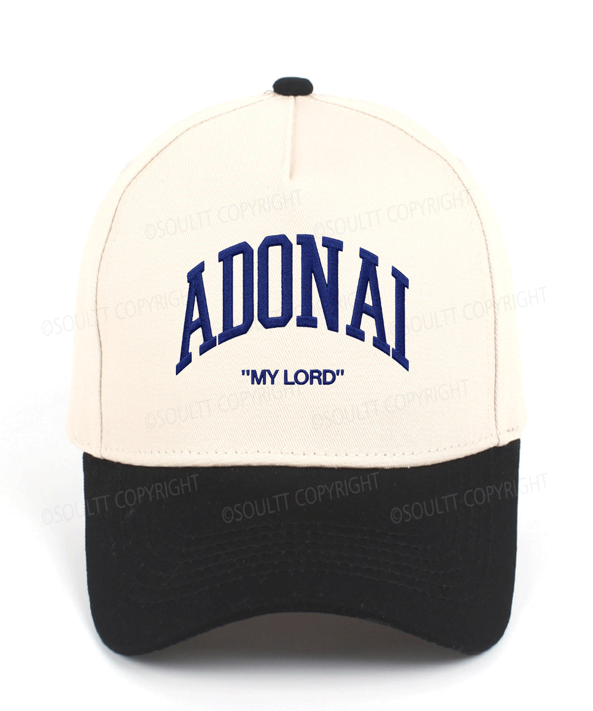 Adonai Embroidered Christian Trucker Hat