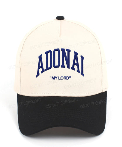 Adonai Embroidered Christian Trucker Hat