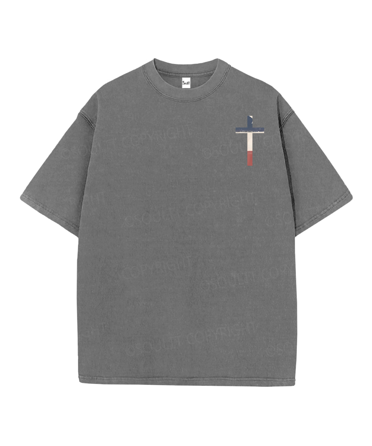 250 Years America Anniversary Double Sided Unisex Christian Washed T-Shirt & Shorts