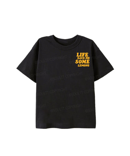 Kids Life Gave Me Some Lemons Double Sided Cotton Christian T-shirt