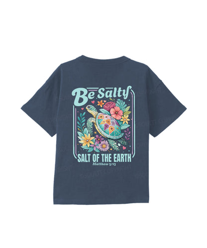 Kids Salt Of The Earth Double Sided Cotton Christian T-shirt