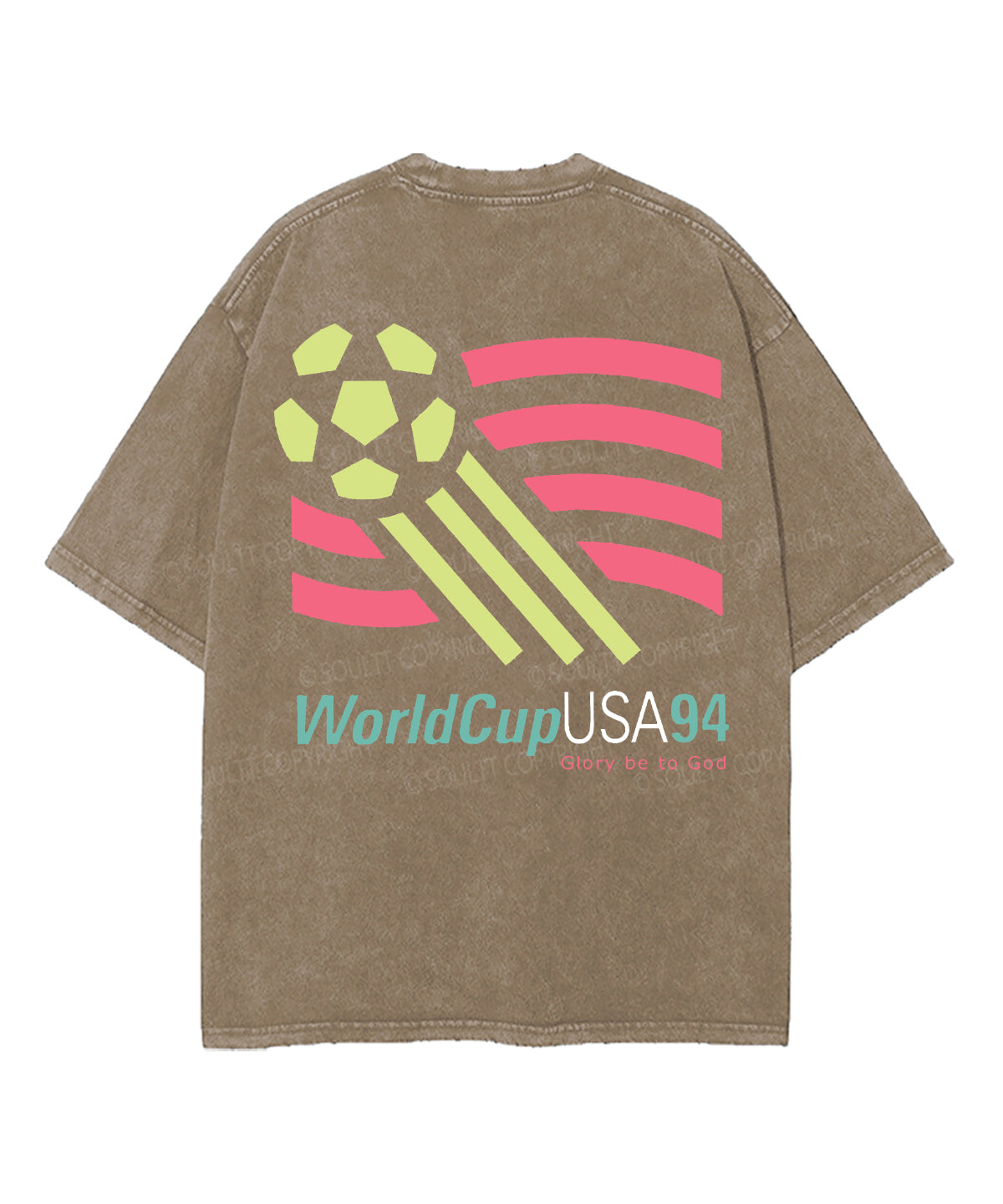World Cup Double Sided Unisex Washed Christian T-shirt