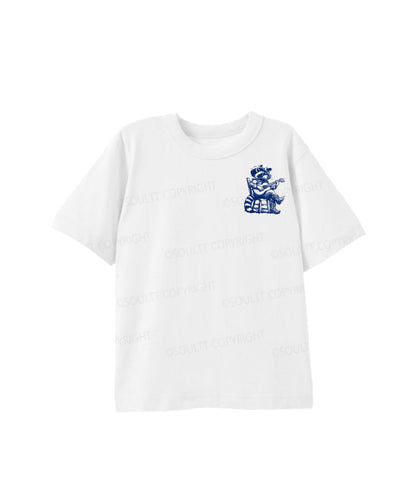 Kids Feral But Forgiven Double Sided Cotton Christian T-shirt