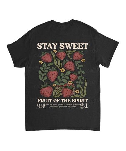 Fruit Of The Spirit Double Sided Unisex Cotton Christian T-Shirt