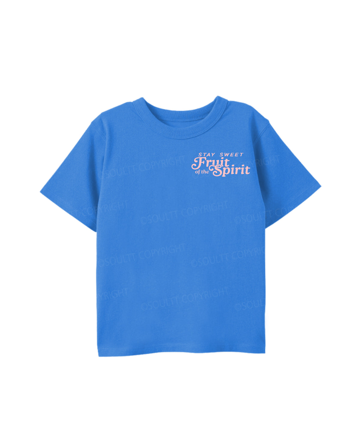 Kids Fruit Of The Spirit Double Sided Cotton Christian T-shirt