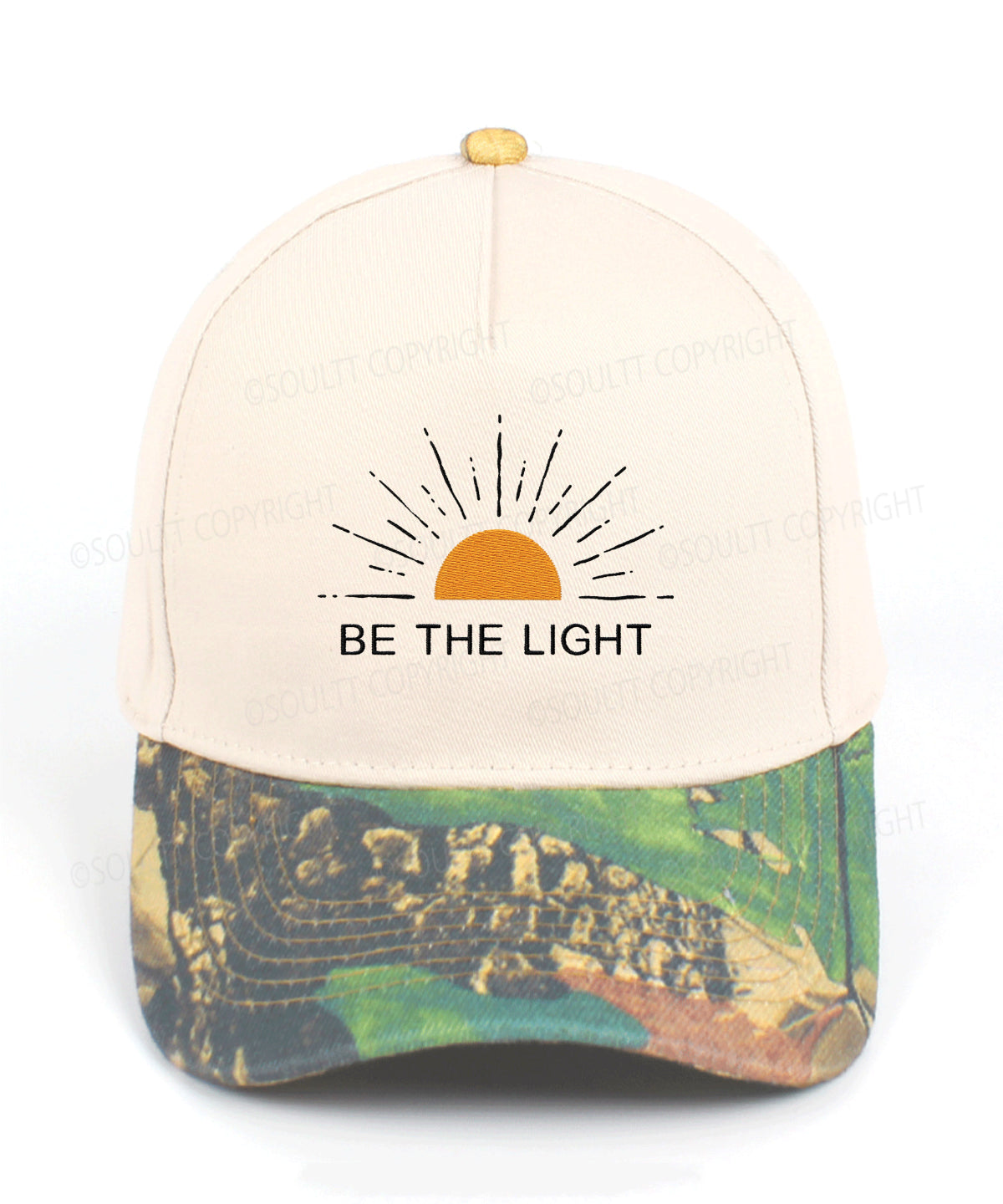 Be The Light Embroidered Christian Trucker Hat