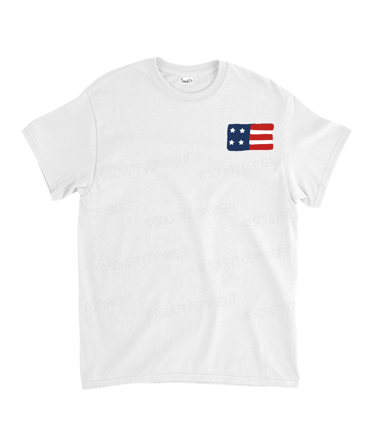 She Loves Jesus And America Too Double Sided Unisex Cotton Christian T-Shirt
