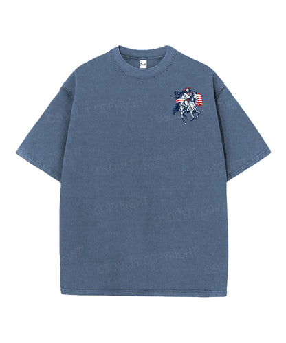 250 Years America Anniversary Double Sided Unisex Christian Washed T-Shirt & Shorts