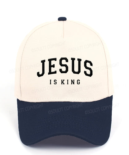 Jesus Is King Embroidered Christian Trucker Hat
