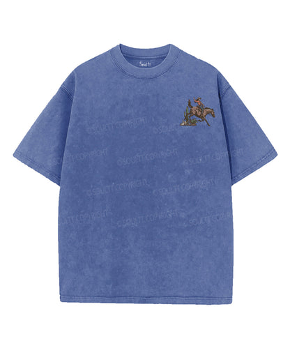 YHWH Double Sided Unisex Washed Christian T-shirt
