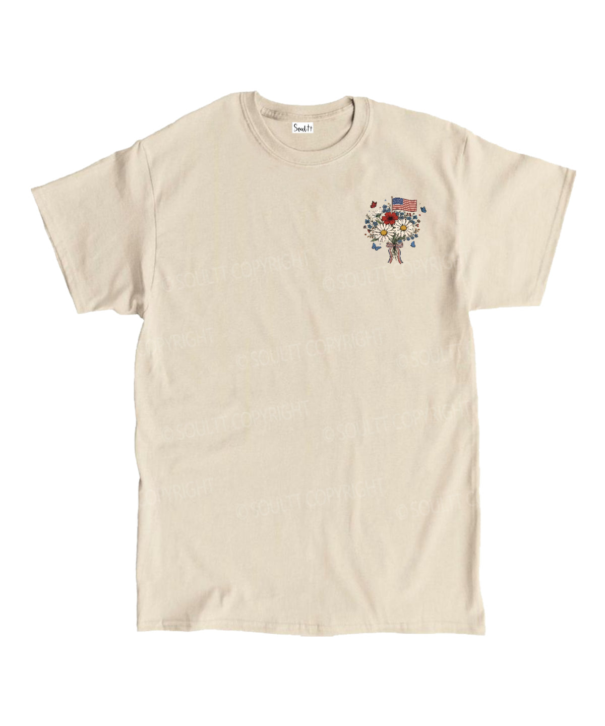 Faith Freedom Double Sided Unisex Cotton Christian T-Shirt