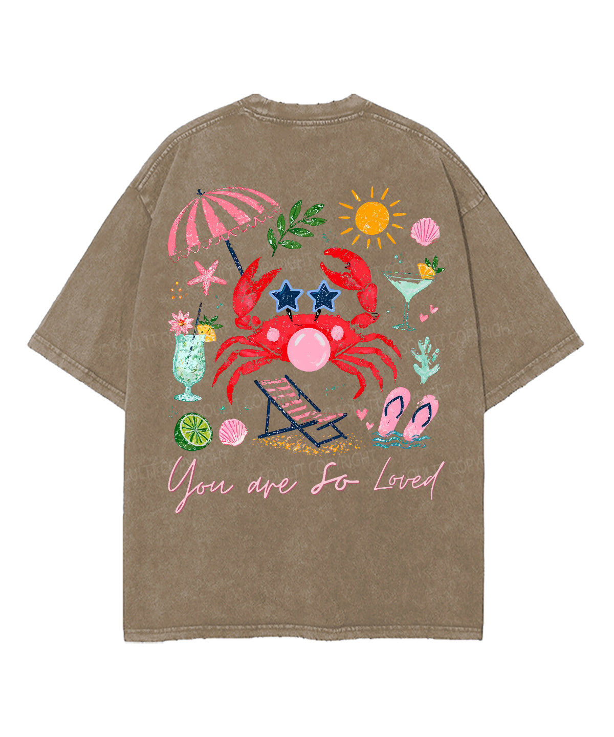 You Are So Loved Double Sided Unisex Washed Christian T-shirt